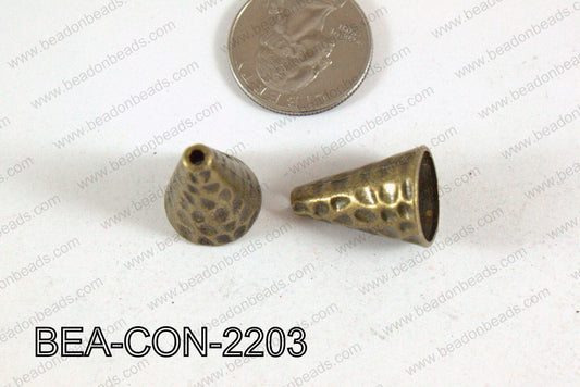 Bead Cap Cone Bronze 22x16mm BEA-CON-2203