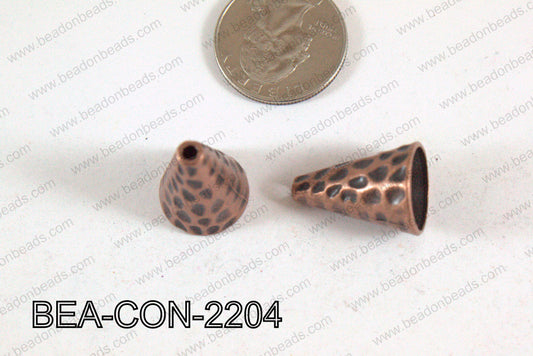 Bead Cap Cone Copper 22x16mm BEA-CON-2204