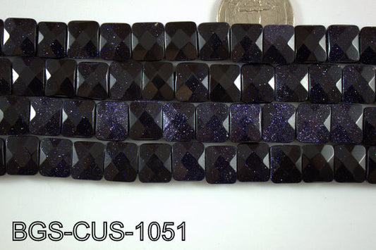Blue Gold Stone Cushion 10x12mm BGS-CUS-1051