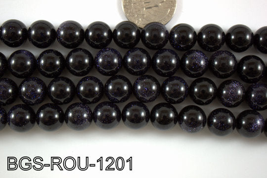 Blue Gold Stone Round 12mm BGS-ROU-1201