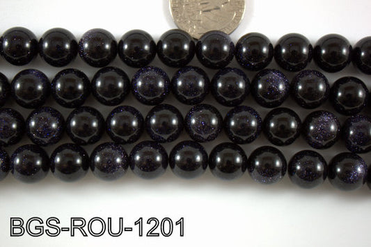 Blue Gold Stone Round 12mm BGS-ROU-1201