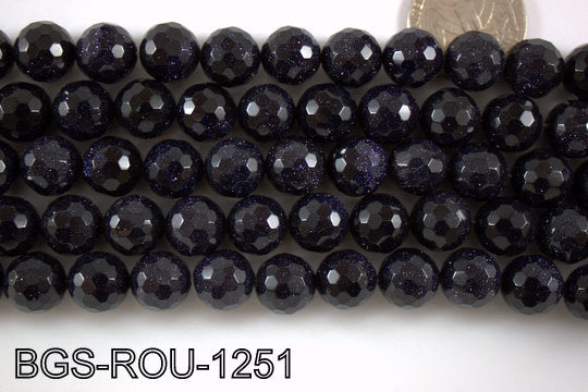 Blue Gold Stone Round 12mm BGS-ROU-1251