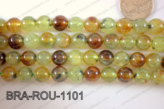 Brandy Prehnite Round 12mm BRA-ROU-1101