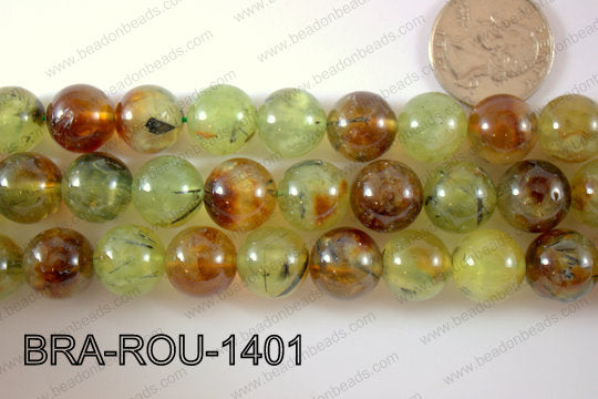 Brandy Prehnite Round 14mm BRA-ROU-1401