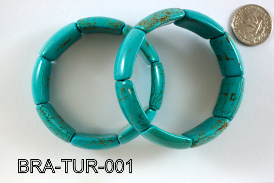 Turquoise Magnesite Braclete BRA-TUR-001