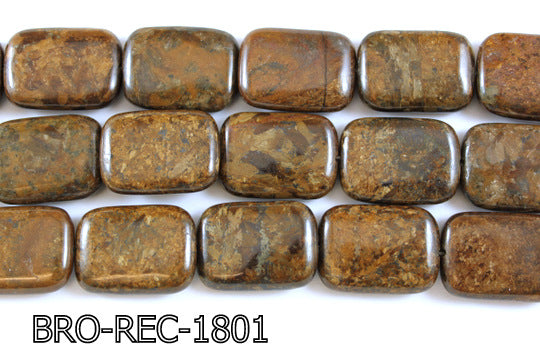 Bronzite Rectangle 18x25mm BRO-REC-1801