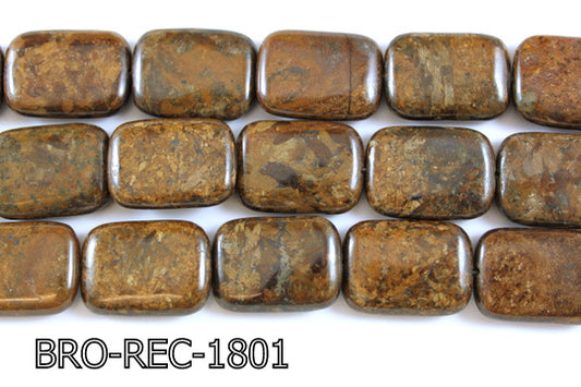 Bronzite Rectangle 18x25mm BRO-REC-1801