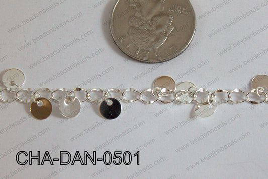 Dangling Decorative Chain Light Silver 5mm CHA-DAN-0501