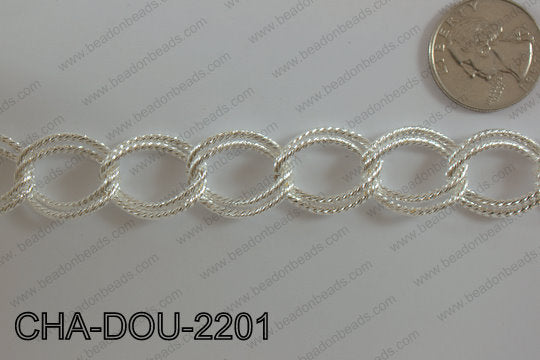 Chain Double Loop 22mm 16.4' CHA-DOU-2201