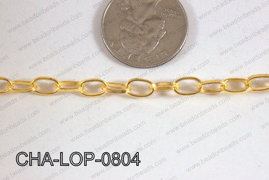 Loop Chain Gold 8mm CHA-LOP-0804