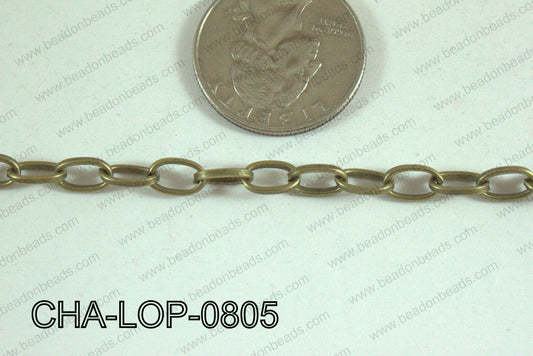 Loop Chain Bronze 8mm CHA-LOP-0805