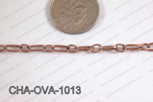 Oval Link Chain Copper 10x5mm CHA-OVA-1013