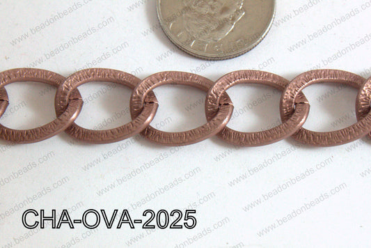 Oval Chain Copper 20x15mm CHA-OVA-2025