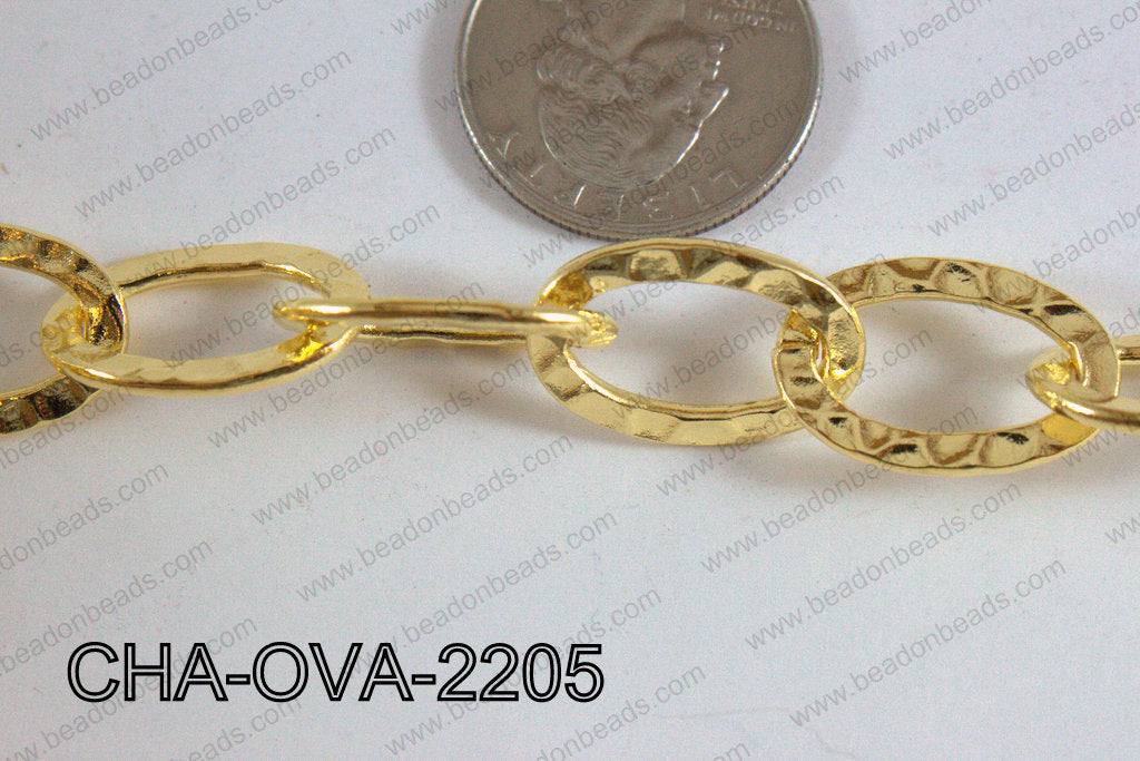 Oval Chain Gold 22x14mm CHA-OVA-2205