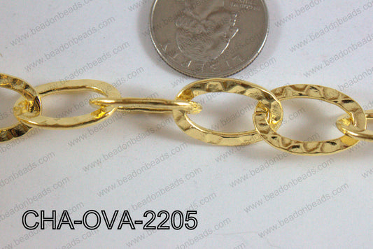 Oval Chain Gold 22x14mm CHA-OVA-2205