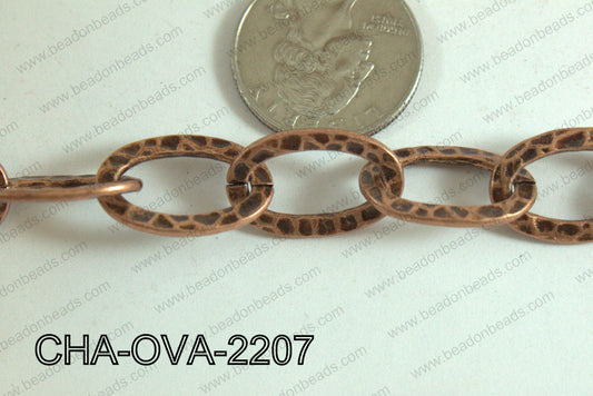 Oval Chain Copper 22x14mm CHA-OVA-2207