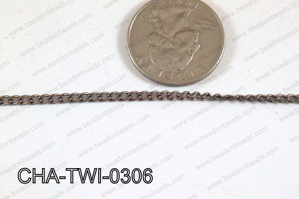 Twist Chain Copper 3mm CHA-TWI-0306