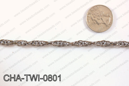 Chain Twisted 8mm 39.3' CHA-TWI-0801