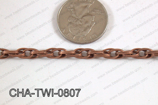 Twist Chain Copper 8mm CHA-TWI-0807