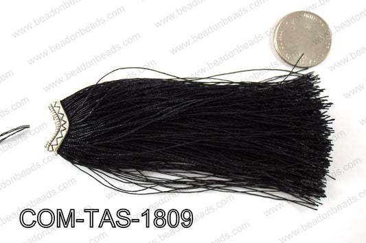 Flat beadcap silk tassels 18x23MM COM-TAS-1809