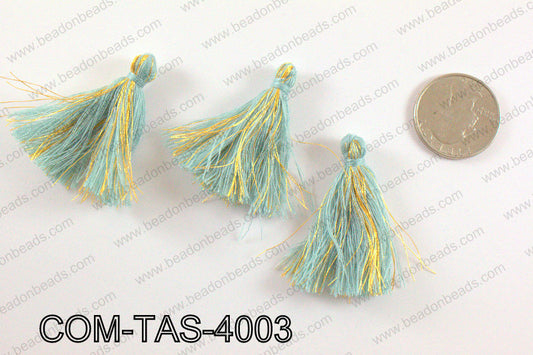 Thread tassels 38mm, Light blueCOM-TAS-4003
