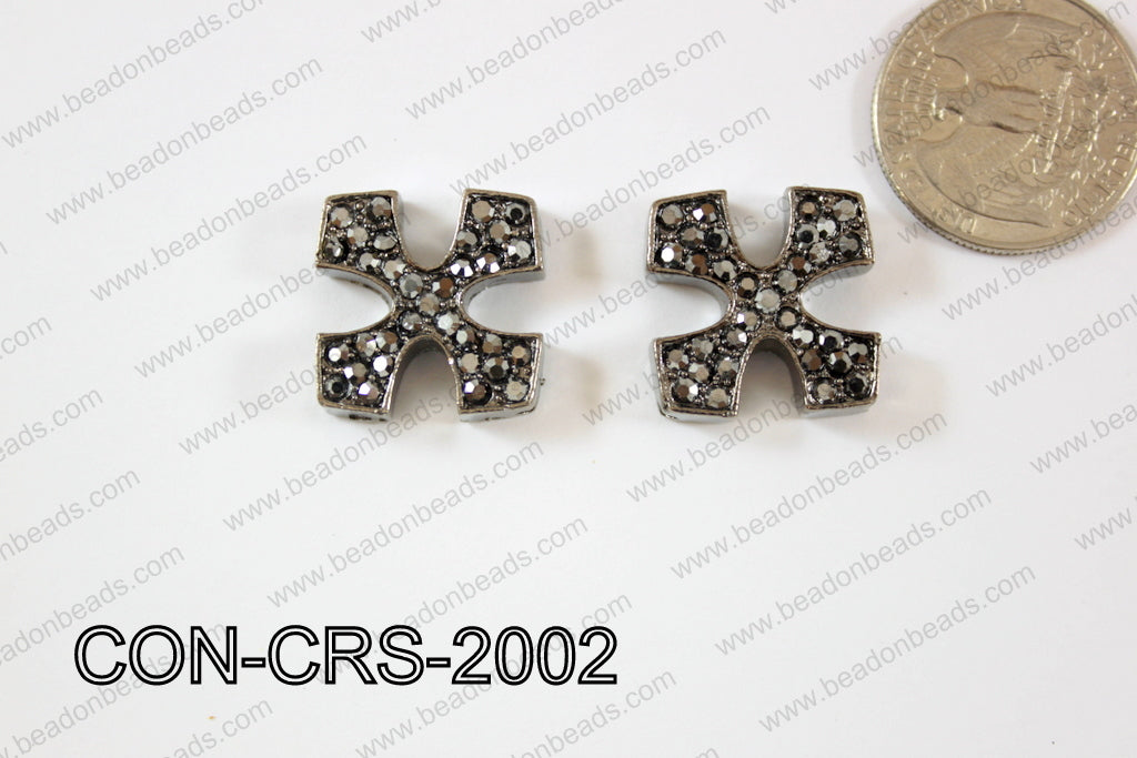 Sideway Cross 20mm Gun metal CON-CRS-2002
