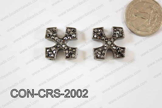Sideway Cross 20mm Gun metal CON-CRS-2002