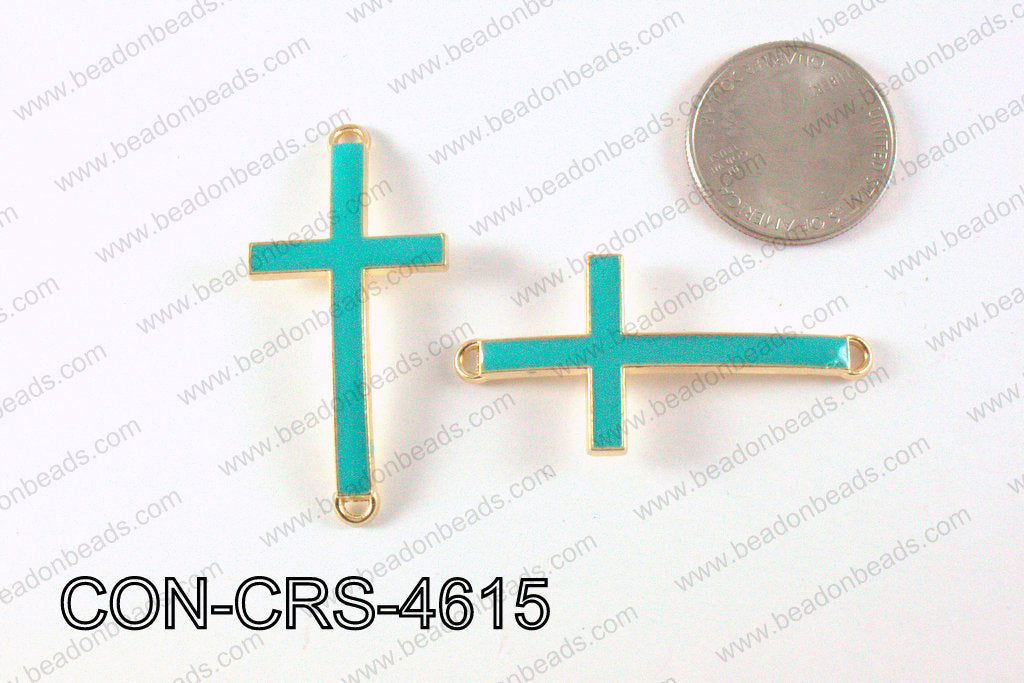 Metal Gold Cross Connector Mint 46X23mm CON-CRS-4615