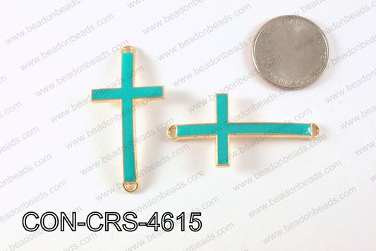 Metal Gold Cross Connector Mint 46X23mm CON-CRS-4615