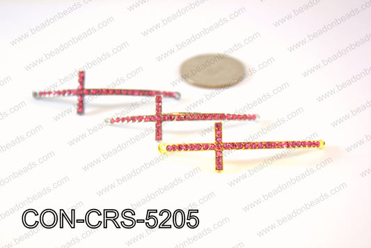 Sideway cross connector, Pink 15x52mm CON-CRS-5205