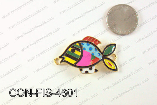 Metal Fish Connector 46x28mm CON-FIS-4601