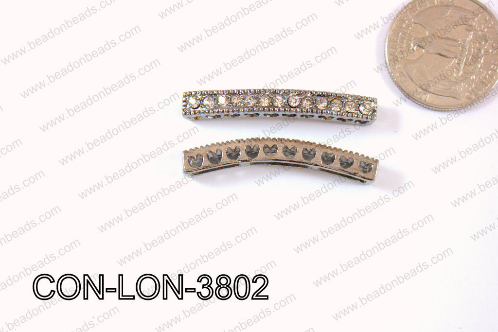 Sideway Bar 10 holes 38mm Gun metal CON-LON-3802
