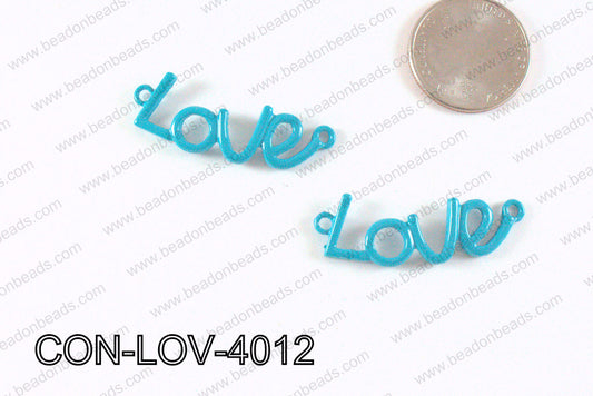 Love Connector Turquoise 12x40mm CON-LOV-4012