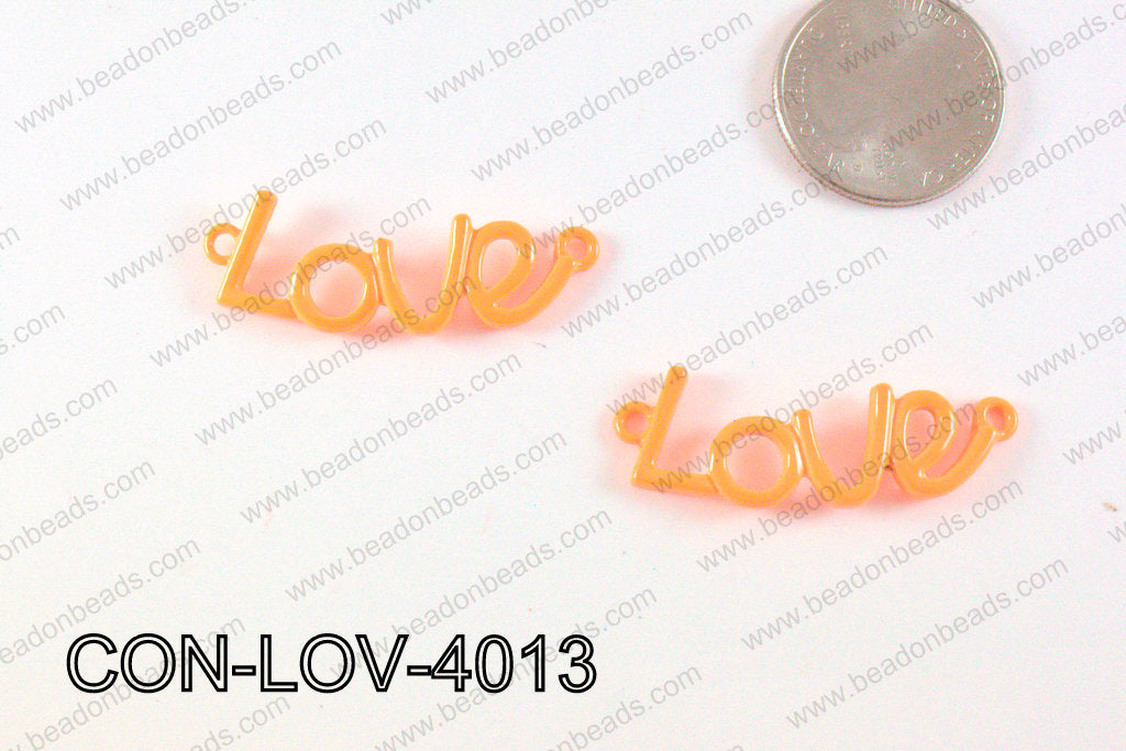 Love Connector Orange 12x40mm CON-LOV-4013