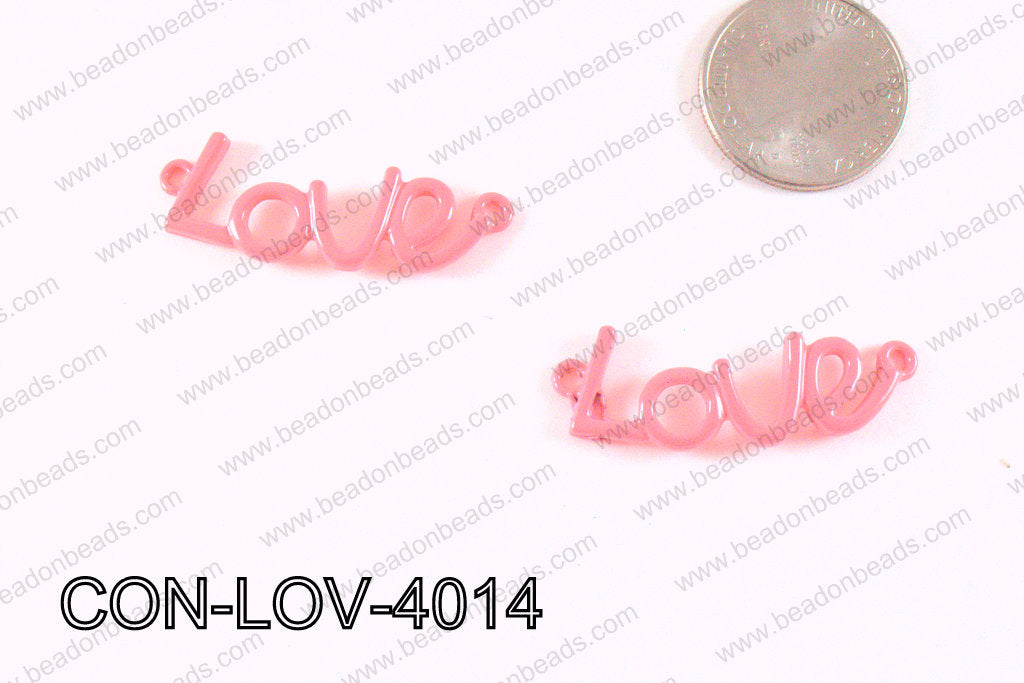 Love Connector Pink 12x40mm CON-LOV-4014