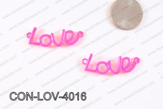 Love Connector Hot Pink 12x40mm CON-LOV-4016