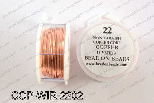 Non Tarnish copper core wrapping wire 22 gauge, CopperCOP-WIR-22