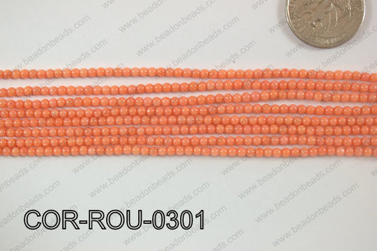 Coral Round 3mm COR-ROU-0301