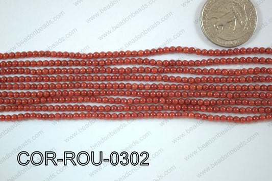 Coral Round 3mm COR-ROU-0302