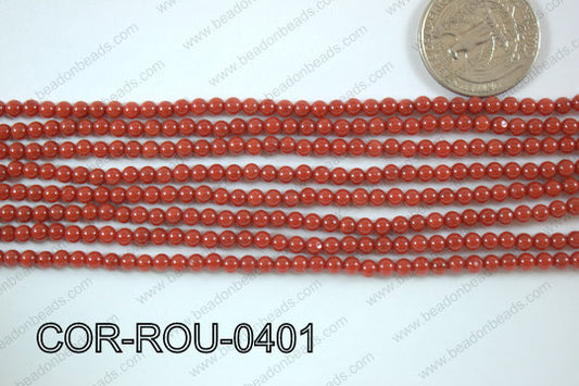 Coral Round 4mm COR-ROU-0401