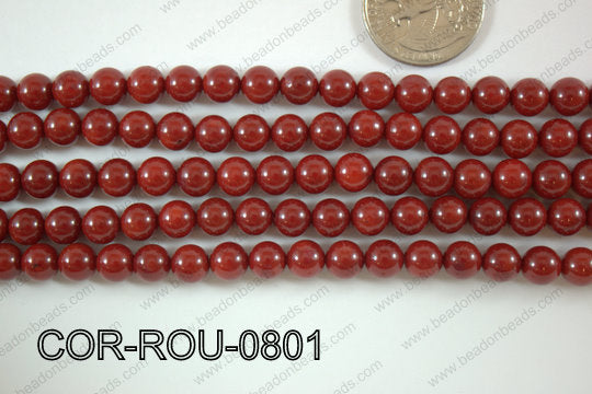 Coral Round 7-8mm COR-ROU-0801