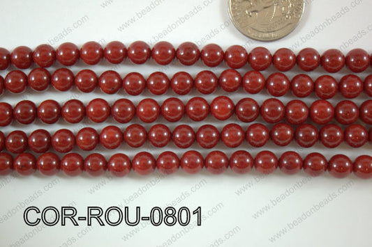 Coral Round 7-8mm COR-ROU-0801