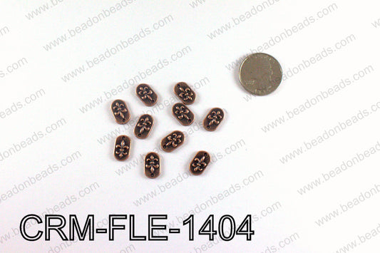 Fleur De Lis Charms 14x9mm, Copper CRM-FLE-1404