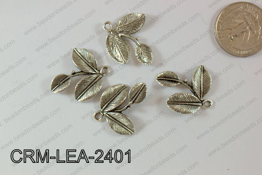 Charm Leaf 250g Bag 15x24mm CRM-LEA-2401