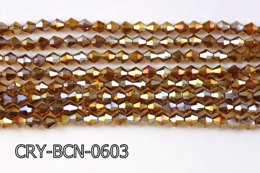 Angelic Crystal Faceted BiCone 6mm CRY-BCN-0603
