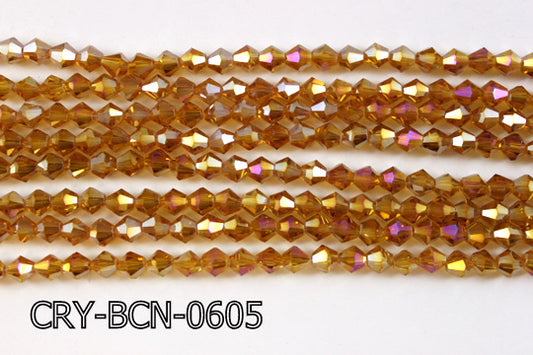 Angelic Crystal Faceted BiCone 6mm CRY-BCN-0605