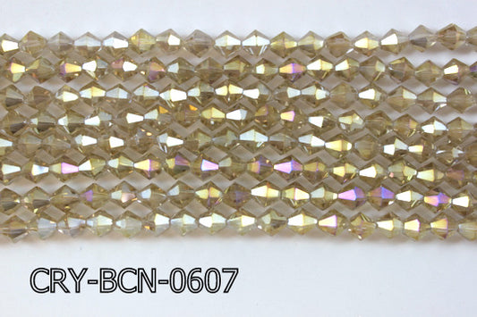 Angelic Crystal Faceted BiCone 6mm CRY-BCN-0607