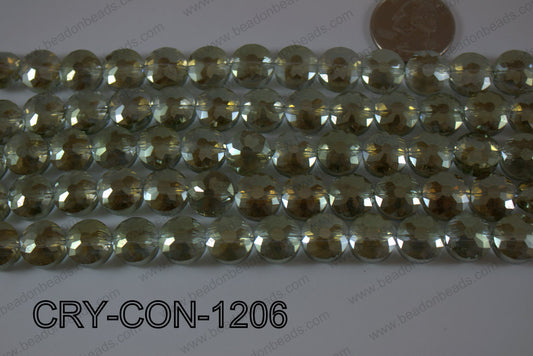 Angelic Crystal Coin Faceted 12mm CRY-CON-1206