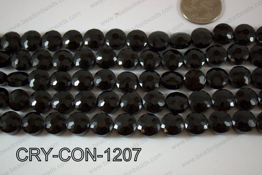 Angelic Crystal Coin Faceted 12mm CRY-CON-1207