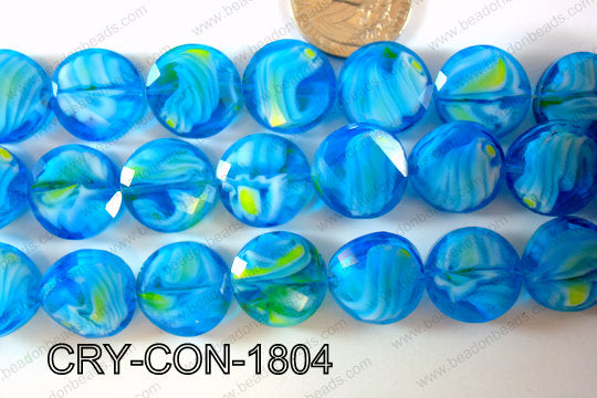 Angelic Crystal Coin 18mm CRY-CON-1804